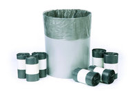 Mülleimerbeutel grau, 600 x 800 mm/60 Liter 25 Stück/Rolle