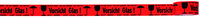 Warn/Hinweis-Klebeband rot, 50 mm x 66 lfm/Rolle,